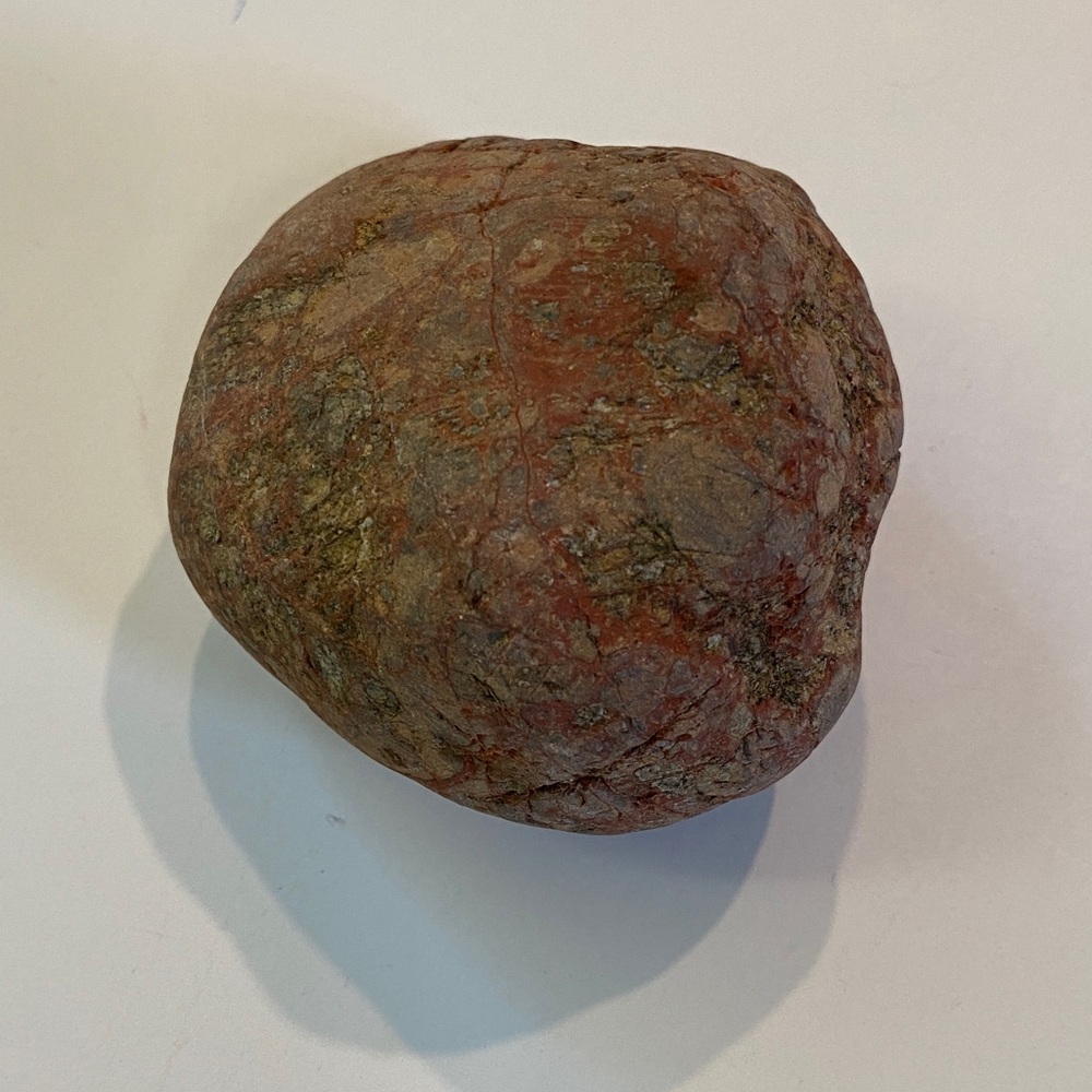 Lake Superior Shoreline Rock Red/Green Michigan Rock